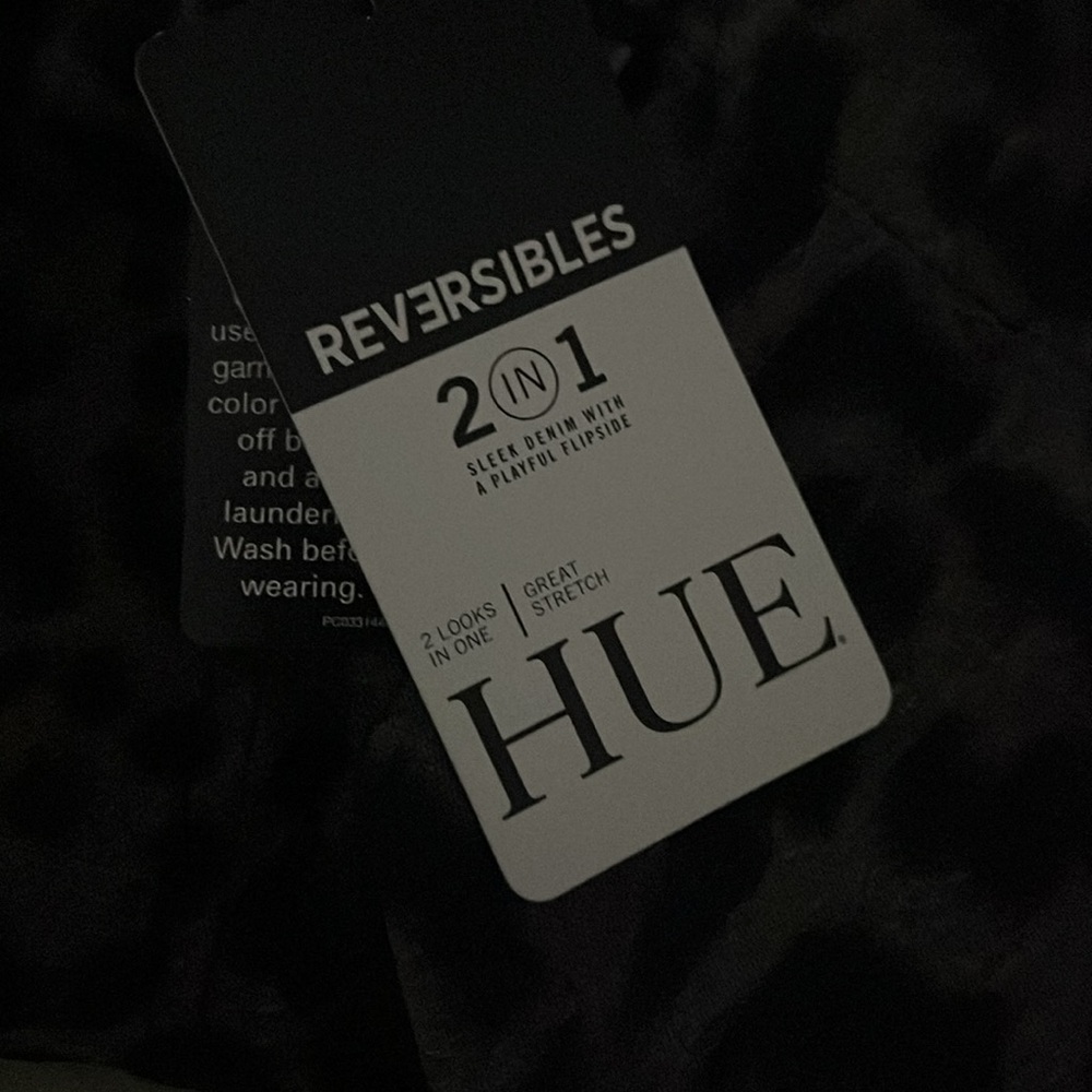 Hue legging two pairs in one reversible extra small two for the price of one - Picture 3 of 11